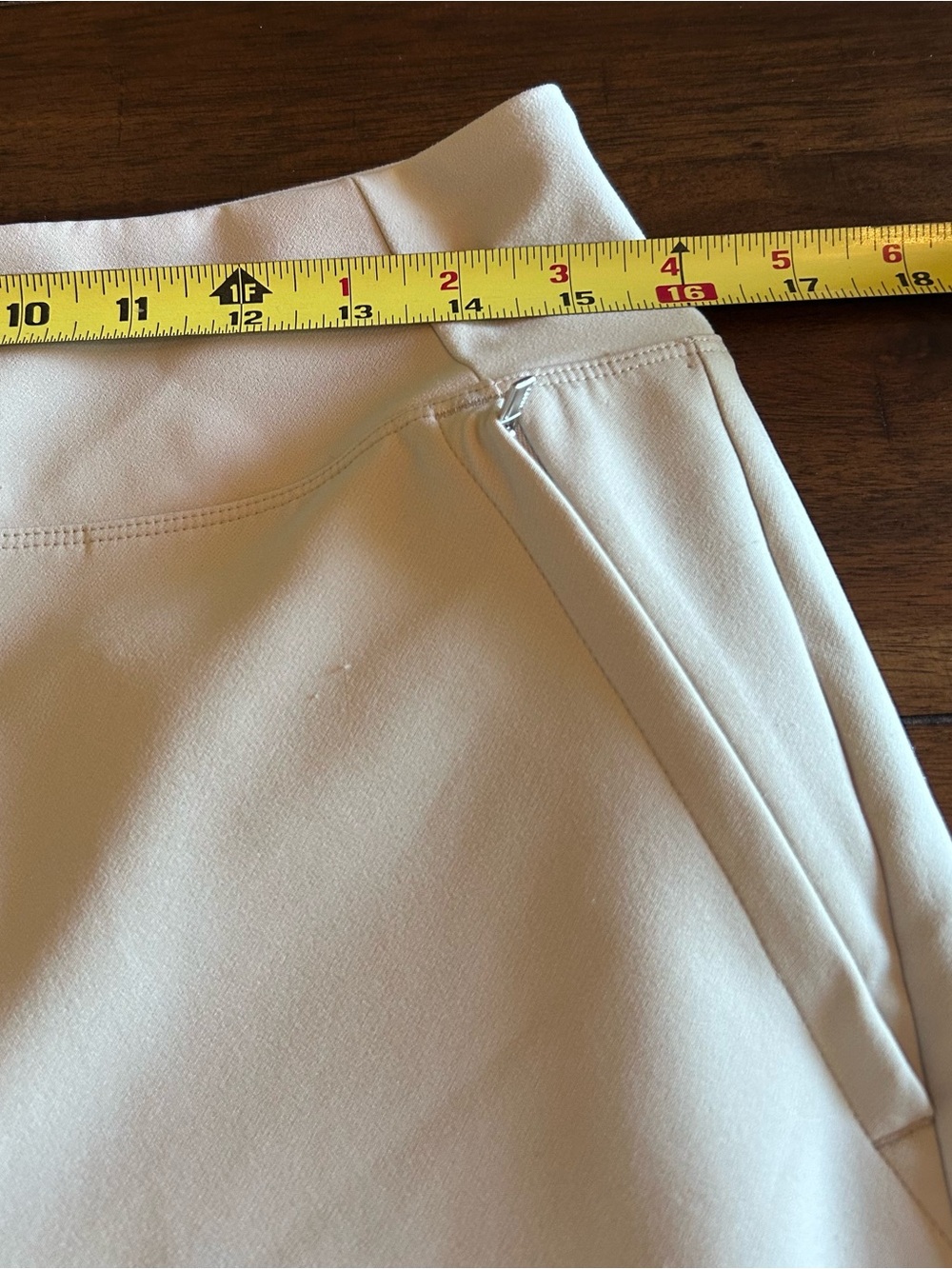 Athleta Endless High Rise Pants Size 8 Cream MSRP 109.00 - Picture 8 of 14